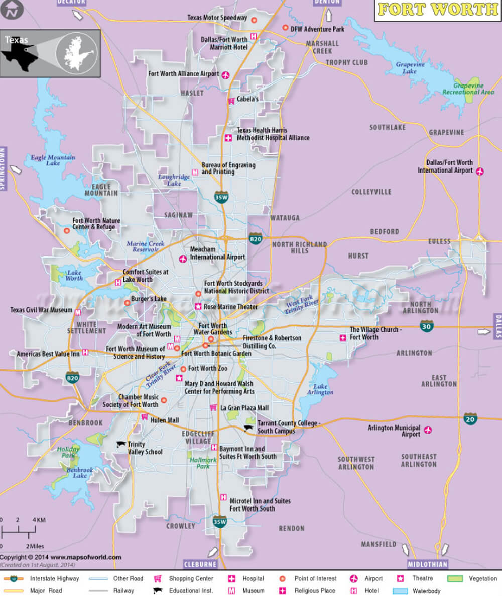 Fort Worth Ville Plan   Texas